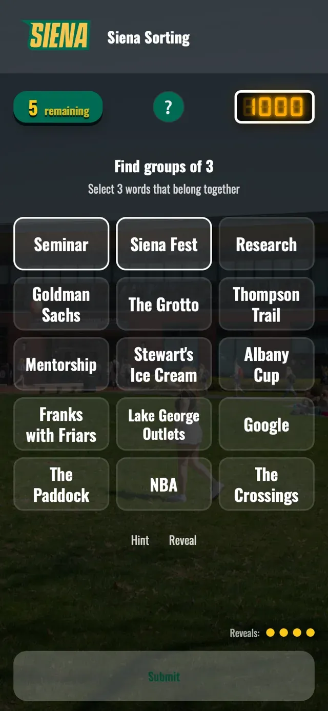 A branded Loper game played on a phone